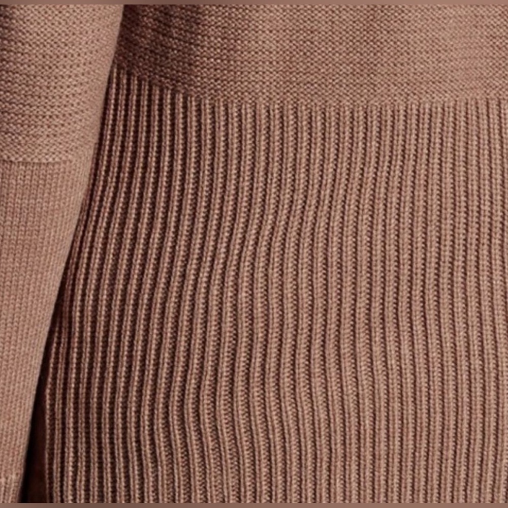 Grace Elements Brown Sweater Jacket Small Sherpa … - image 6